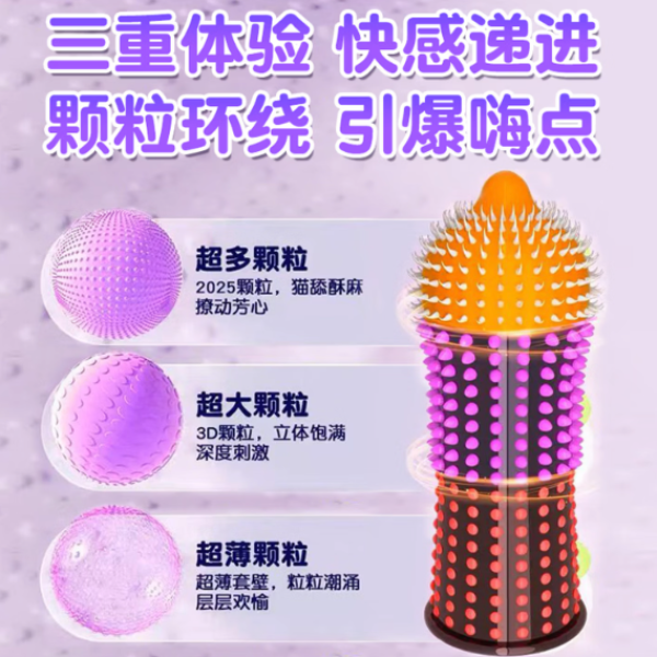 杰士邦 颗粒情趣安全套 15只（颗粒2只+动感大颗粒6只+刺套7只）