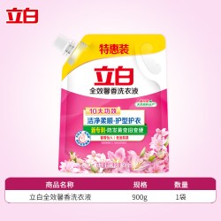 立白御品 立白全效馨香洗衣液补充装持久留香柔顺护衣去渍袋装家用官方正品