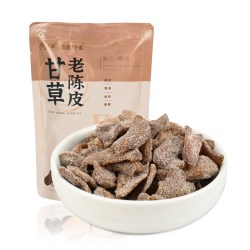 宅十堂 真香 老陈皮干九制甘草零食即食泡茶水丁香小包装 蜜饯特产