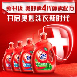 奥妙 天然酵素除菌除螨洗衣液 3kg*2袋 无香