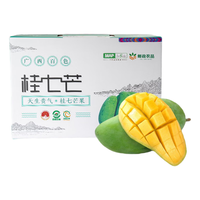 京觅 桂七香芒果 净重8.5斤 单果200g+ 礼盒装