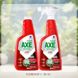 AXE 重油污净 红石榴版厨房去油污清洁剂 500g*2瓶