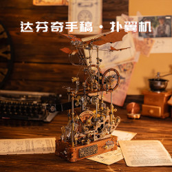 机械党 达芬奇手稿扑翼机 电动模型（成品）