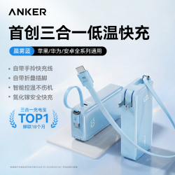 Anker A1633 移动电源充电器二合一 Type-C 20W 快充