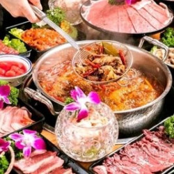 不限量鲜切牛肉自助火锅