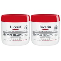 Eucerin 身体凝胶和乳液 保湿 16盎司(约453.6克) 适合成人 吡硫酮胺 适合干性肌肤 2件装