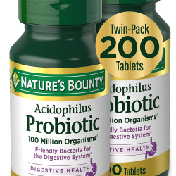 Natures Bounty 自然之宝 益生菌胶囊促进消化100粒*2
