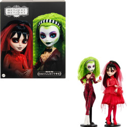 Monster High 人偶套装 甲壳虫汁主题电影角色 婚礼造型收藏玩具 2件装配饰展示