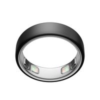 Oura Ring 5 - 隐形 - 尺寸 11 - 世界上最小的智能戒指 - 睡眠、活动、女性健康、人工智能顾问,1 周电池寿命,购买之前的尺寸,Android 和 iOS 兼容