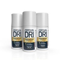 Certain Dri Prescription Strength Clinical 止汗滚珠除臭剂，中性，无香味，1.2 液体盎司 35.5ml，3 件