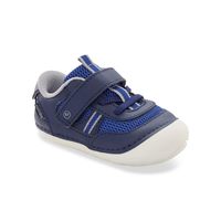 Stride Rite Baby SM Apollo 运动鞋,蓝色,5 宽美国中性款婴儿,蓝色,5 宽婴儿美码