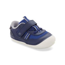 Stride Rite Baby SM Apollo 运动鞋,蓝色,5 宽美国中性款婴儿,蓝色,5 宽婴儿美码