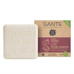 SANTE Naturkosmetik 有机白桦叶植物蛋白洗发皂,天然护发，柔顺靓丽，60克 （相当于 2 x 250毫升洗发水）