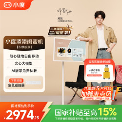小度 添添闺蜜机悦享版 移动智能平板电视23.8英寸大屏触控显示器 追剧K歌 添添闺蜜机