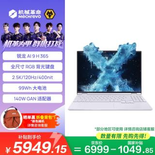机械革命 无界15X Pro 暴风雪(AI 9H 365 16G 1T  99Wh 120Hz 2.5K)办公笔记本电脑轻薄游戏本