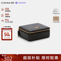 COACH C4470 牛剖层革 黑色 女士手提包