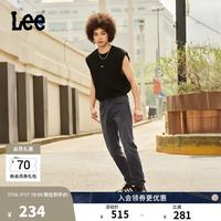 Lee 726标准直脚轻薄黑灰色男牛仔裤凉凉裤 36