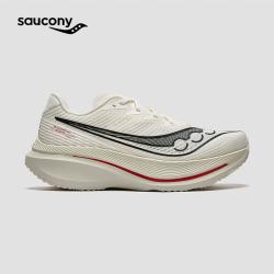 saucony ENDORPHIN AZURA+啡岚+男女回弹透气竞速训练跑鞋 米黑37.5