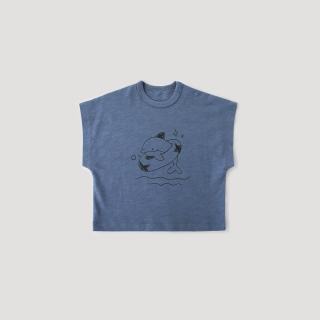 巴厘小猪 莫代尔棉 120cm 儿童短袖T恤