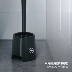 苏力达 耐用式马桶刷 家用无死角厕所刷子 长柄洁厕刷 姜黄色
