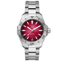 移动端、88VIP:TAG Heuer 竞潜系列红色男渐变手表官方