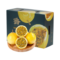 京典光年 钦蜜9号黄金百香果 精品大果净重3斤（单果70-80g）