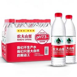 农夫山泉 饮用天然水 550ml*12瓶*2包 塑膜装