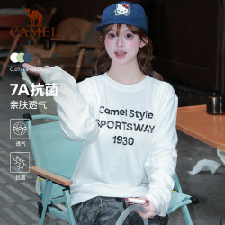 骆驼 女士休闲长袖T恤 7A抗菌 C26BA86089