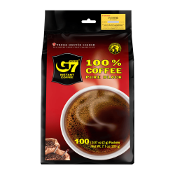 中原咖啡 G7美式速溶0蔗糖0脂健身黑咖啡200g（2g*100包）越南进口
