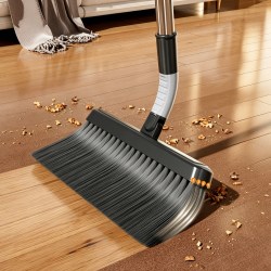 佳鸿吉 JHJ-26624 扫把簸箕套装 26cm宽黑色 四排软刷不留尘