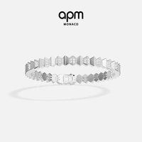 APM Monaco UpAndDown手链送女生男友生日礼物 手链 白色 M（17.5cm）