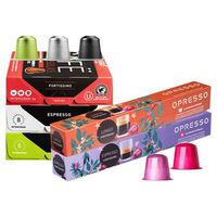 Opresso 进口胶囊咖啡50粒装 城市风味(NE03+NE06+NE07+特浓+长杯)