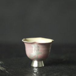 灵沐 景德镇远山花口单杯花口杯