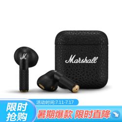 Marshall MINOR IV 真无线重低音耳机 蓝牙触控 防水 长续航30小时