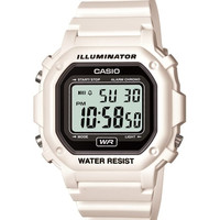CASIO 卡西欧 运动经典复古小方块学生电子防水手表