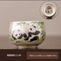 灵沐 节日伴手礼禅定杯熊猫