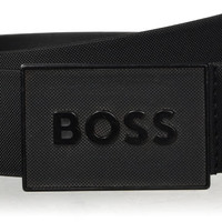 BOSS 男士 Icon-S1_Sz40 皮带,Black1,110