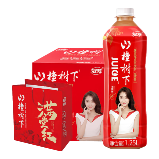 山楂树下 山楂果汁饮料 1.25L*2瓶 混合型