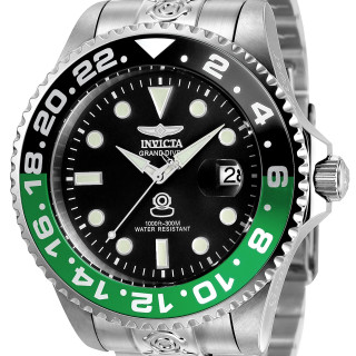 Invicta 21866 Pro Diver 男士腕表不锈钢自动黑色表盘