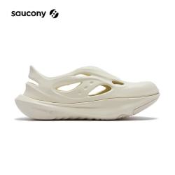 saucony 摇篮CRADLE YAT 宽楦缓震 米白 41 运动拖鞋