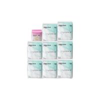 小N babycare消毒级卫生巾薄日用夜用防漏新国标姨妈巾98片+一包安睡裤