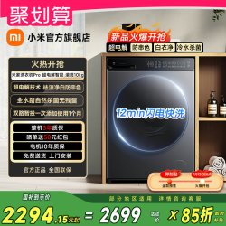 米家 小米米家洗衣机Pro滚筒10kg双路智投全水杀菌