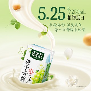 豆本豆 栀子青提豆奶 植物蛋白饮料