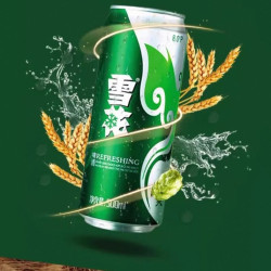 雪花 啤酒清爽拉罐500ml*12罐整箱批发原汁麦啤酒全麦酿造