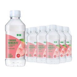 依能 蜜桃苏打水饮料 4200ml 350ml*12瓶
