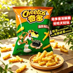 乐事 奇多海苔玉米棒鲜咸日式海苔脆条清爽不腻办公室休闲膨化零食