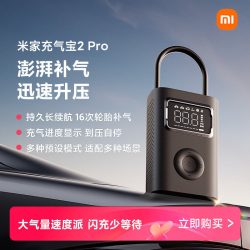 米家 MJCQB07PQW 充气宝2 Pro 黑色