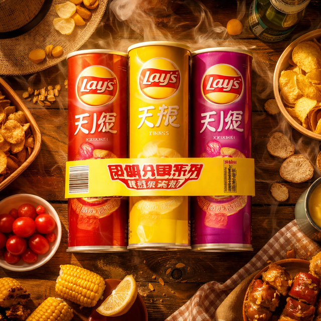 88VIP、今日必买：乐事 无限三连罐薯片 312g×2组 原味+烤肉味+番茄味