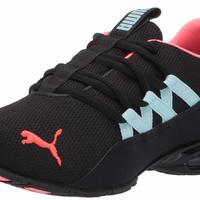 PUMA 彪马 女士 Riaze Prowl综合训练鞋跑步鞋运动鞋旅游鞋 舒适缓震 Puma Black-ignite Pink-aquamarine 8.5
