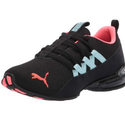 PUMA 彪马 女士 Riaze Prowl综合训练鞋跑步鞋运动鞋旅游鞋 舒适缓震 Puma Black-ignite Pink-aquamarine 8.5